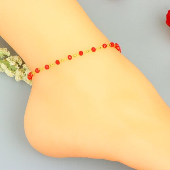 Handmade Anklet – A Stylish Choice for Women, Thoughtful Gift Idea, EVCH1514 - Picture 6 of 10